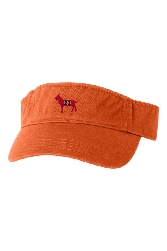 Adult G.O.A.T. Jordan #23 Goat Greatest Of All Time Embroidered Visor Dad Hat