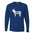 thumbnail image 1 of Adult GOAT Dad Greatest Of All Time Funny Father's Day Long Sleeve T-Shirt, 1 of 1