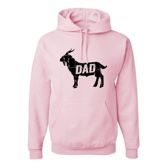 Adult GOAT Dad Greatest Of All Time Funny Father's Day Sweatshirt Hoodie