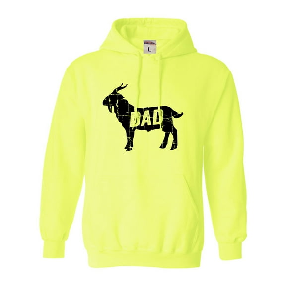 Adult GOAT Dad Greatest Of All Time Funny Father's Day Sweatshirt Hoodie