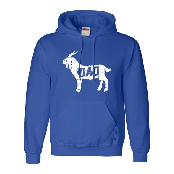 Adult GOAT Dad Greatest Of All Time Funny Father's Day Sweatshirt Hoodie