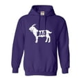 thumbnail image 1 of Adult GOAT Dad Greatest Of All Time Funny Father's Day Sweatshirt Hoodie, 1 of 1