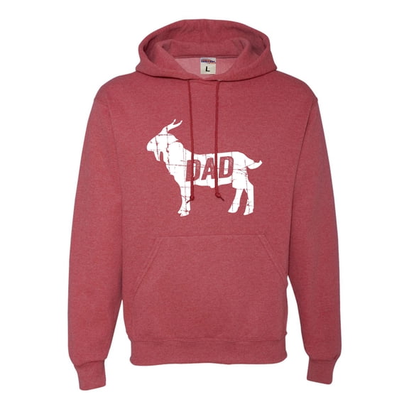 Adult GOAT Dad Greatest Of All Time Funny Father's Day Sweatshirt Hoodie