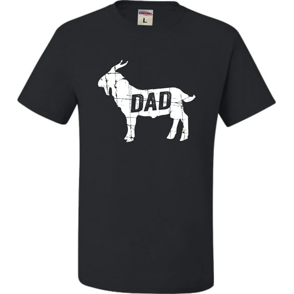 Adult GOAT Dad Greatest Of All Time Funny Father's Day T-Shirt