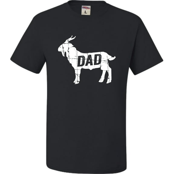 Adult GOAT Dad Greatest Of All Time Funny Father's Day T-Shirt
