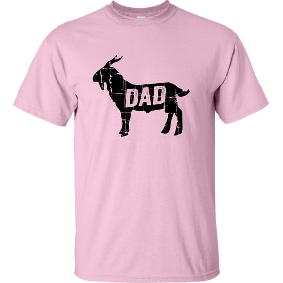 Adult GOAT Dad Greatest Of All Time Funny Father's Day T-Shirt