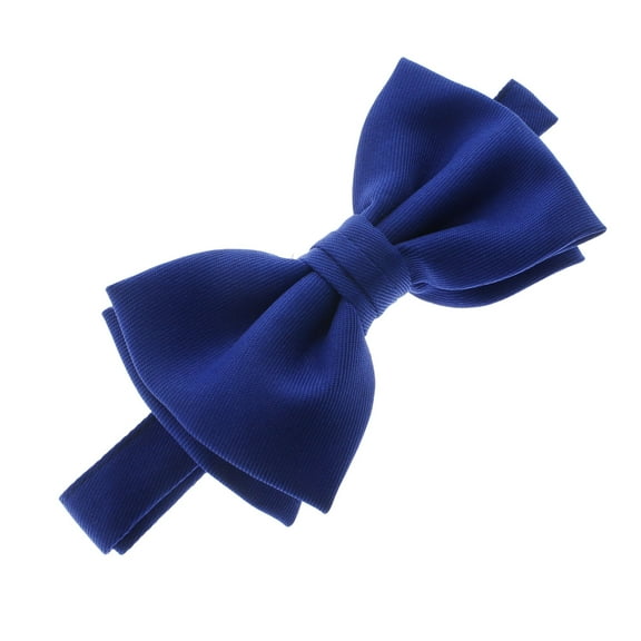 Adult Gabardine Adjustable Pre-Tied Bow Tie - Electric Blue