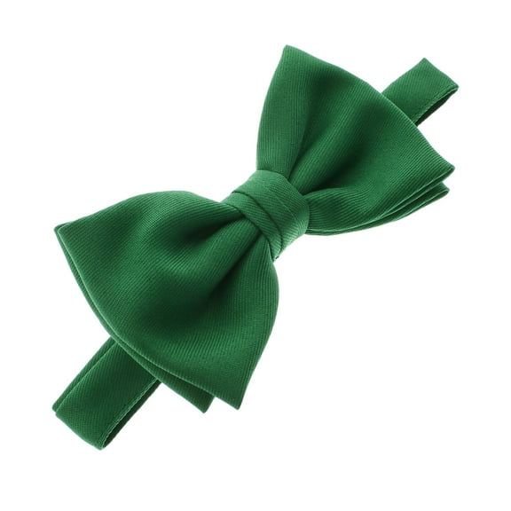 Adult Gabardine Adjustable Pre-Tied Bow Tie - Emerald Green