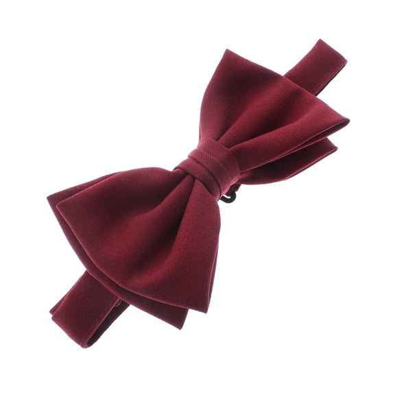 Adult Gabardine Adjustable Pre-Tied Bow Tie - Maroon