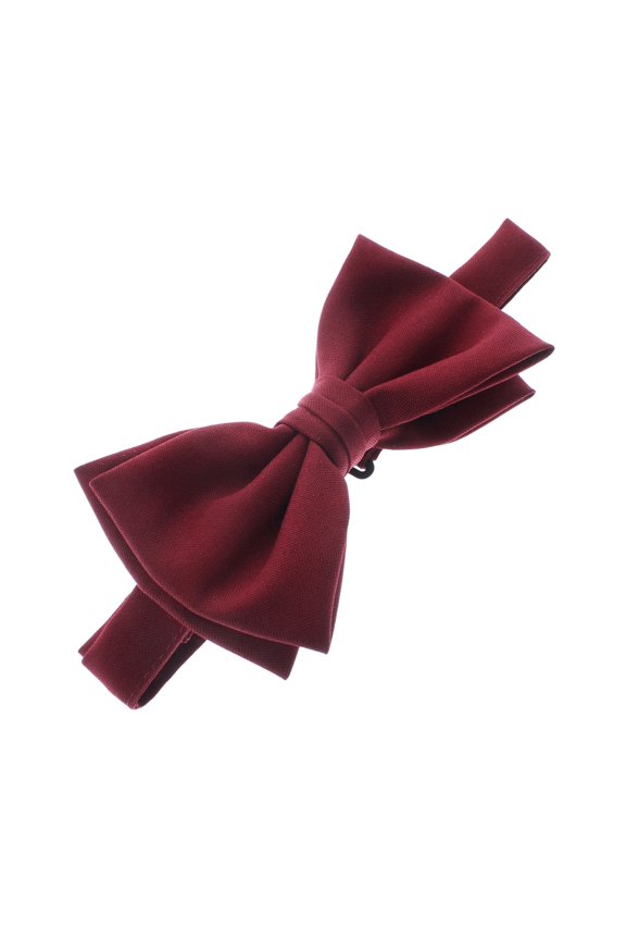 Adult Gabardine Adjustable Pre-Tied Bow Tie - Maroon