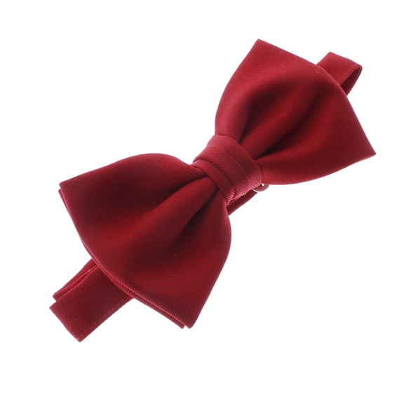 Adult Gabardine Adjustable Pre-Tied Bow Tie - Red