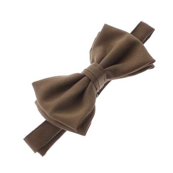 Adult Gabardine Adjustable Pre-Tied Bow Tie - Rustic Brown