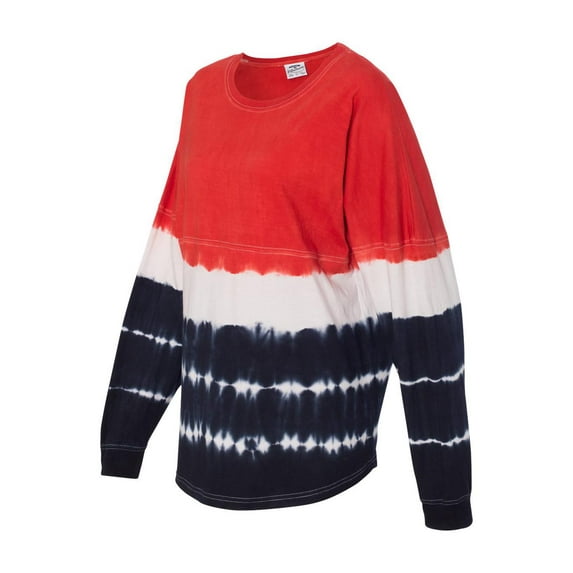 J. America XS Red/ Navy Tie-Dye