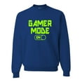 thumbnail image 1 of Adult Gamer Mode On Funny Gaming Sweatshirt Crewneck, 1 of 1