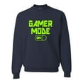 thumbnail image 1 of Adult Gamer Mode On Funny Gaming Sweatshirt Crewneck, 1 of 1