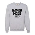 thumbnail image 1 of Adult Gamer Mode On Funny Gaming Sweatshirt Crewneck, 1 of 1