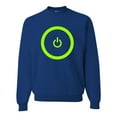 thumbnail image 1 of Adult Gaming Power Button Gamer Pride Sweatshirt Crewneck, 1 of 1