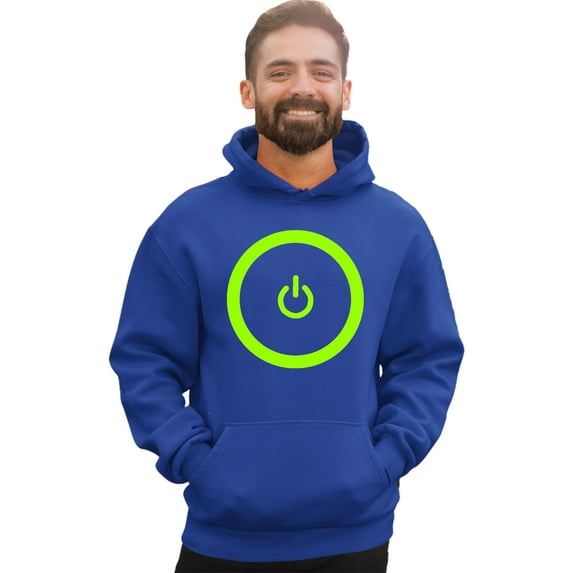 Adult Gaming Power Button Gamer Pride Sweatshirt Hoodie