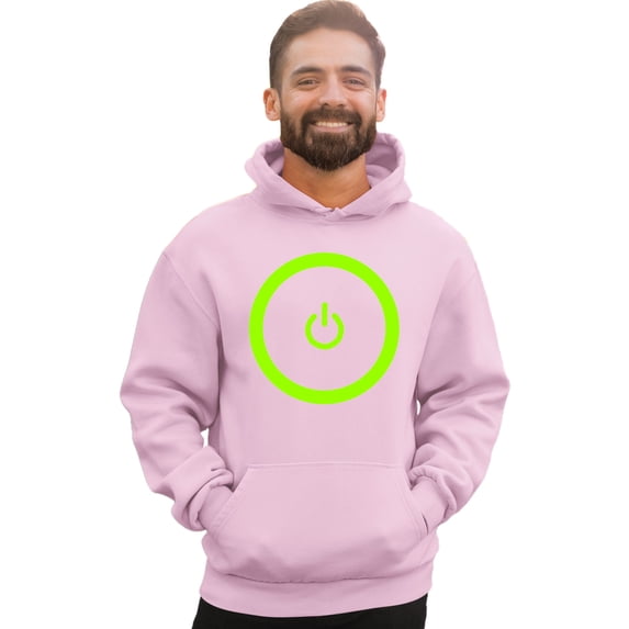 Adult Gaming Power Button Gamer Pride Sweatshirt Hoodie