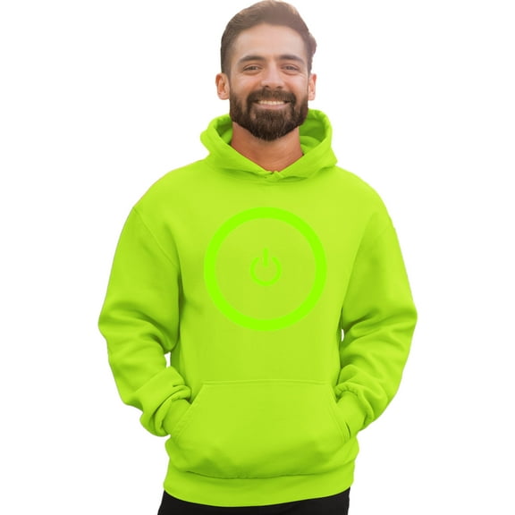 Adult Gaming Power Button Gamer Pride Sweatshirt Hoodie