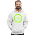 thumbnail image 1 of Adult Gaming Power Button Gamer Pride Sweatshirt Hoodie, 1 of 1