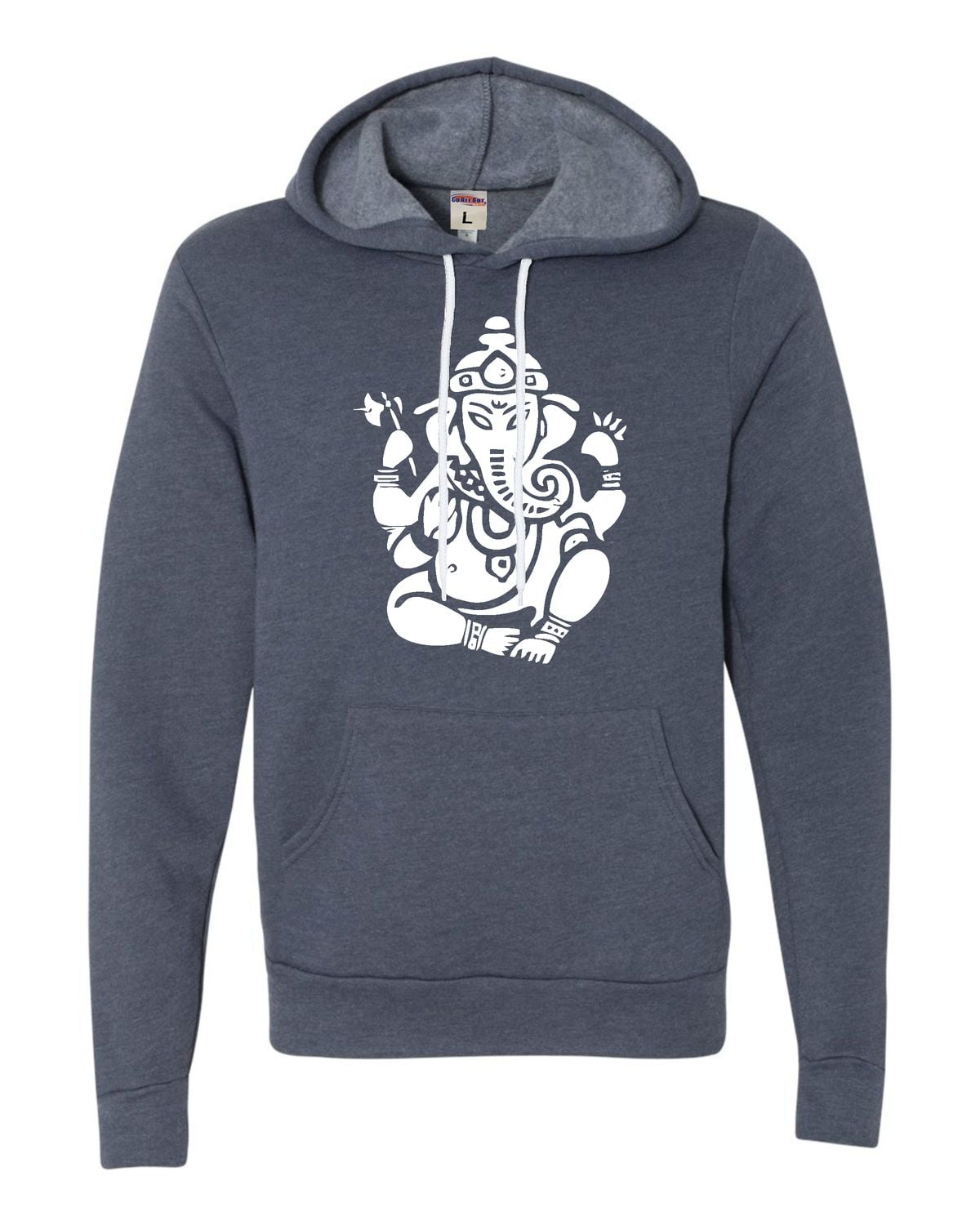 Ganesha Pattern Print Men Women Pullover Hoodie