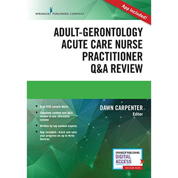 Pre-Owned Adult-Gerontology Acute Care Nurse Practitioner Q&A Review (Paperback) 0826164781 9780826164780