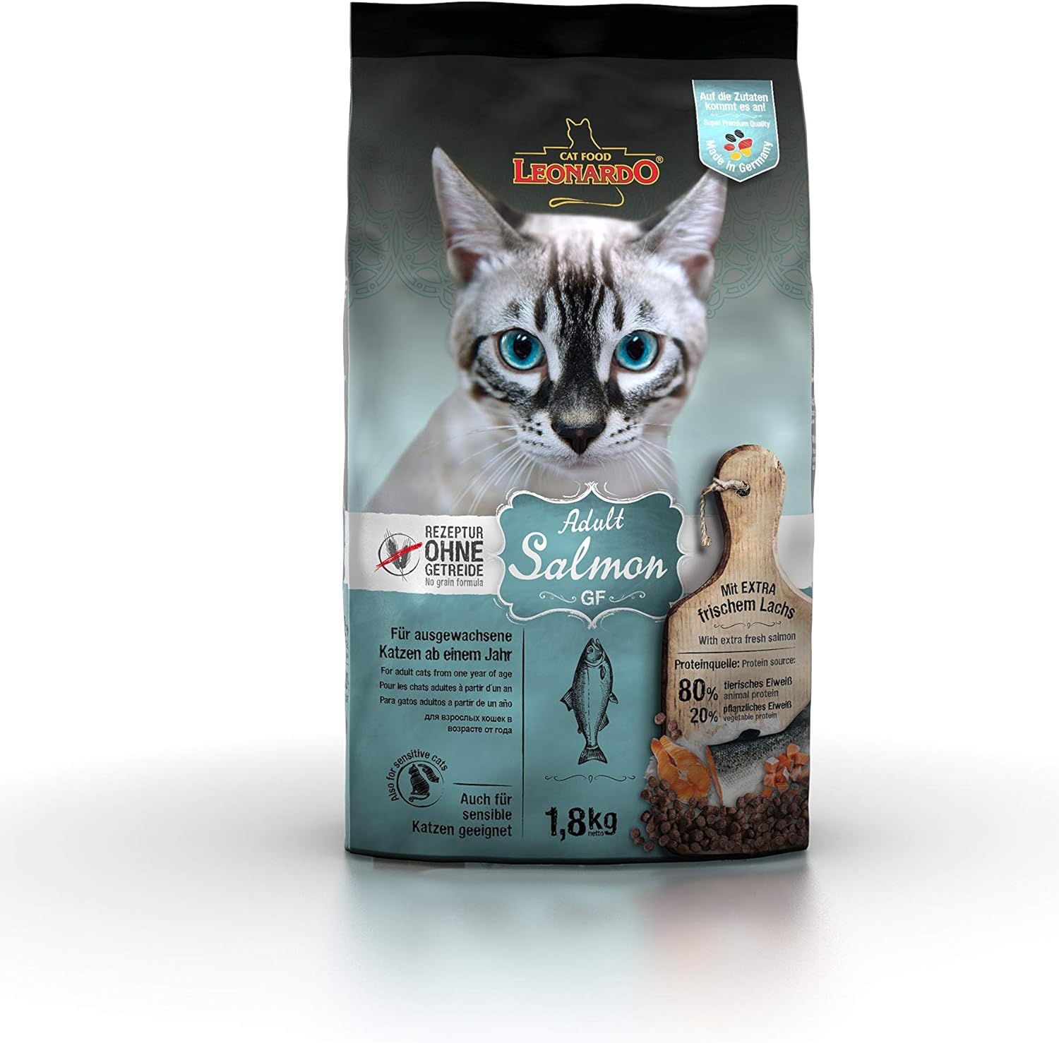 Adult Gf Salmon [1,8Kg] Nourriture Pour Chats Nourriture Sèche Sans Céréales Aliment Complet