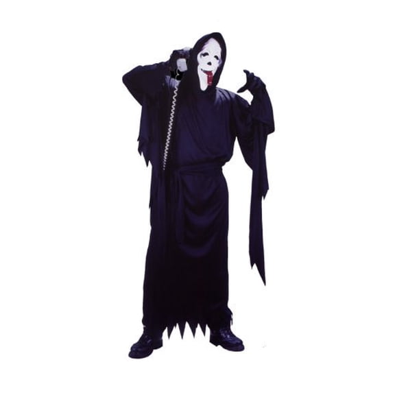 Adult Ghost Face Scream Halloween Costume Full Body Apparel with Robe and Mask