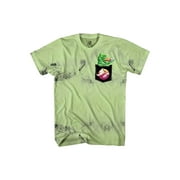 MAD ENGINE GLOBAL, LLC Adult Ghostbusters Slimer Pocket T-Shirt