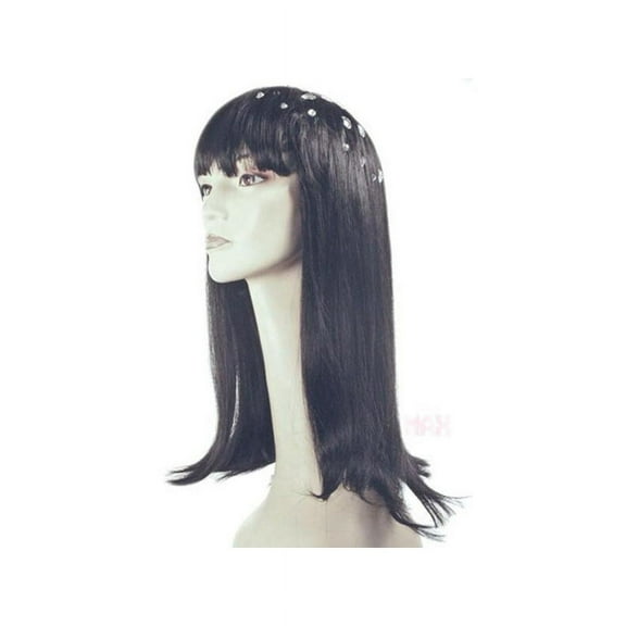 Adult Glittery 70's Talk Show Host Costume Wig