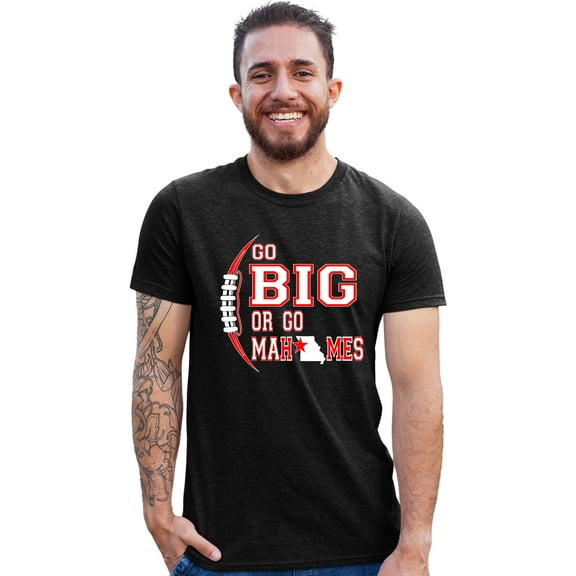 Adult Go Big Or Go Home City Of Kansas City Pride Deluxe Soft T-Shirt