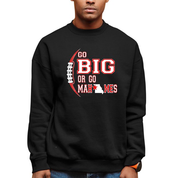 Adult Go Big Or Go Home City Of Kansas City Pride Sweatshirt Crewneck