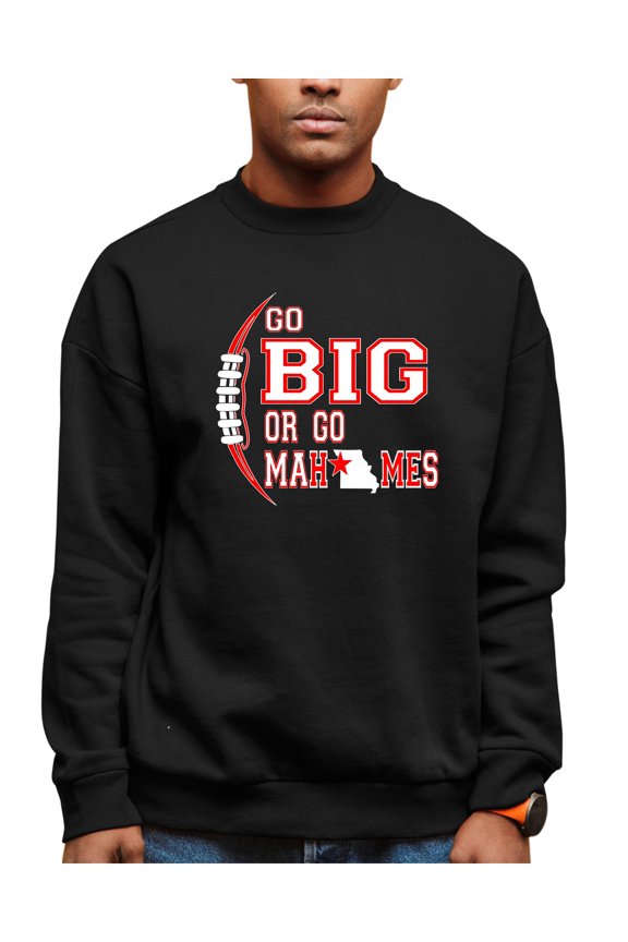 Adult Go Big Or Go Home City Of Kansas City Pride Sweatshirt Crewneck