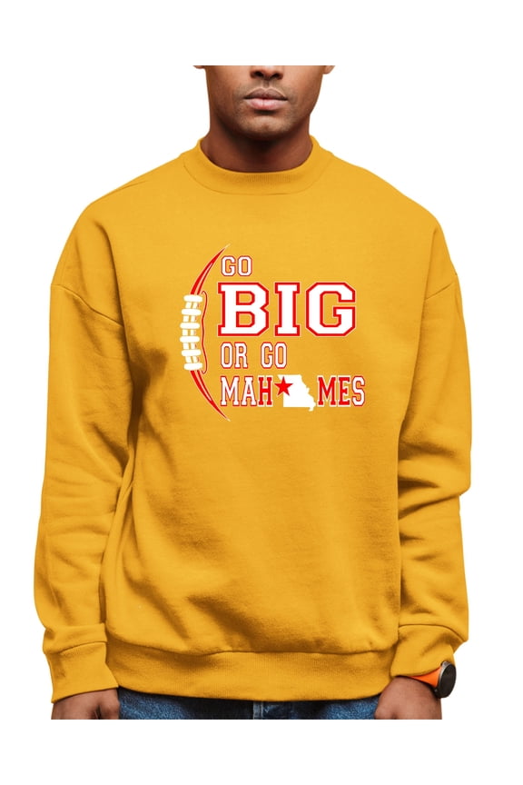 Adult Go Big Or Go Home City Of Kansas City Pride Sweatshirt Crewneck