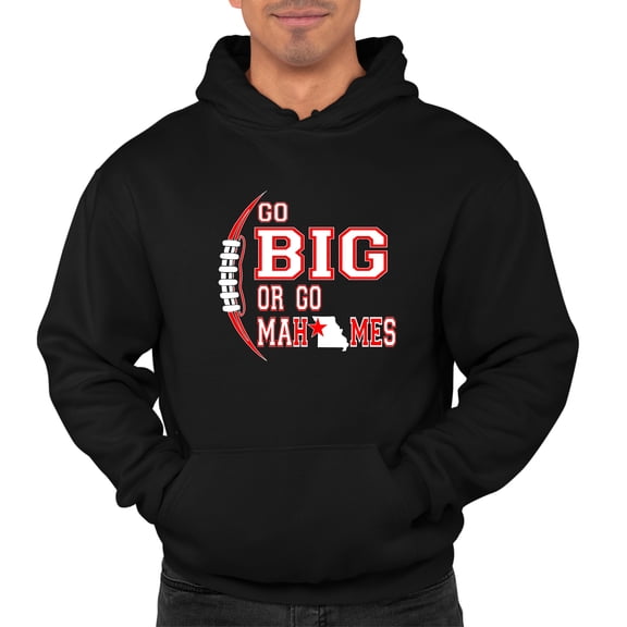 Adult Go Big Or Go Home City Of Kansas City Pride Sweatshirt Hoodie
