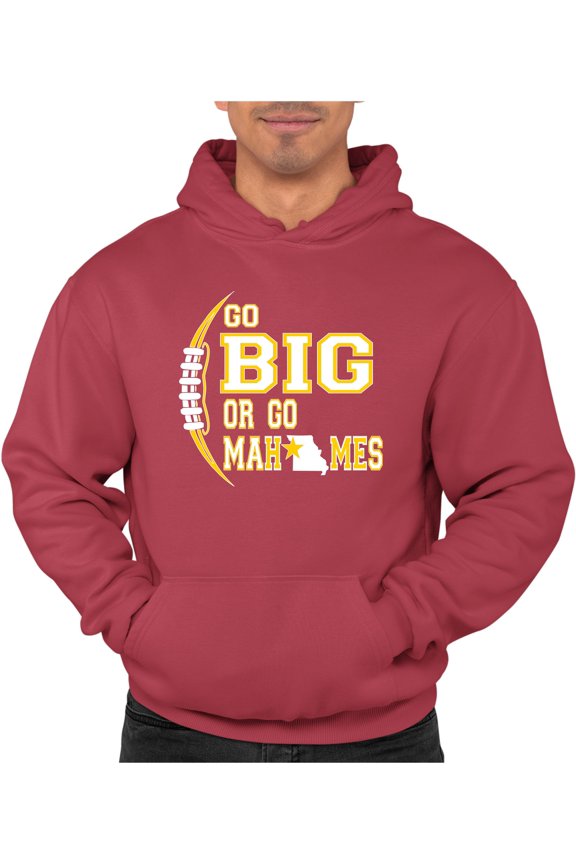 Adult Go Big Or Go Home City Of Kansas City Pride Sweatshirt Hoodie