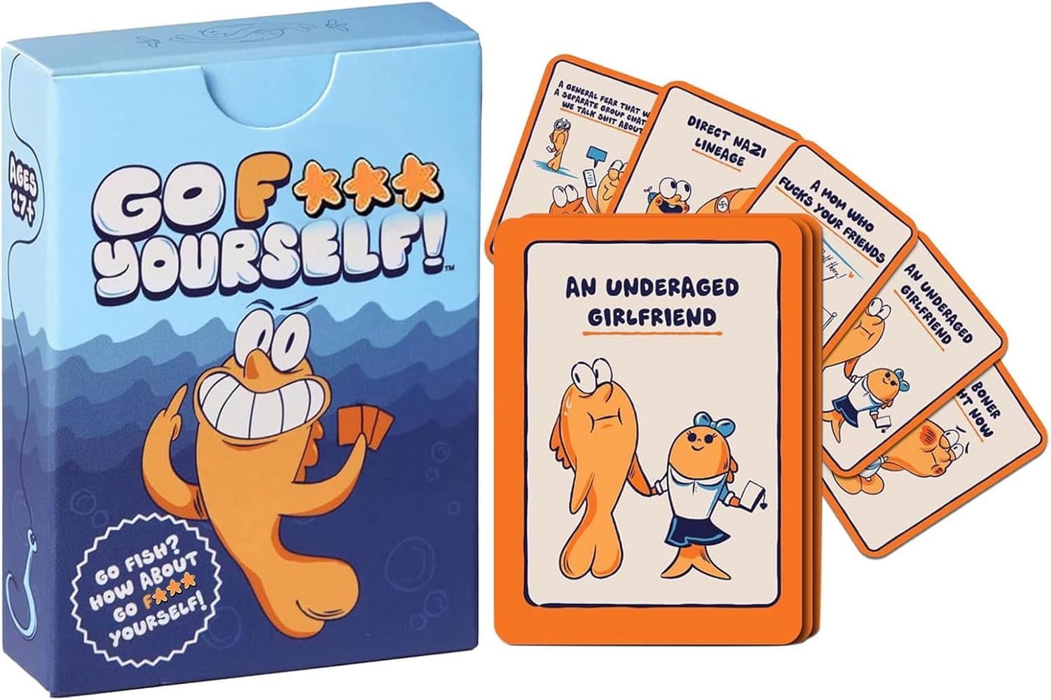 Funny Card Game For Couples Go Fish Yourself Game, The Go Fish Game Of Life's Little Adult Humorous Party Game
