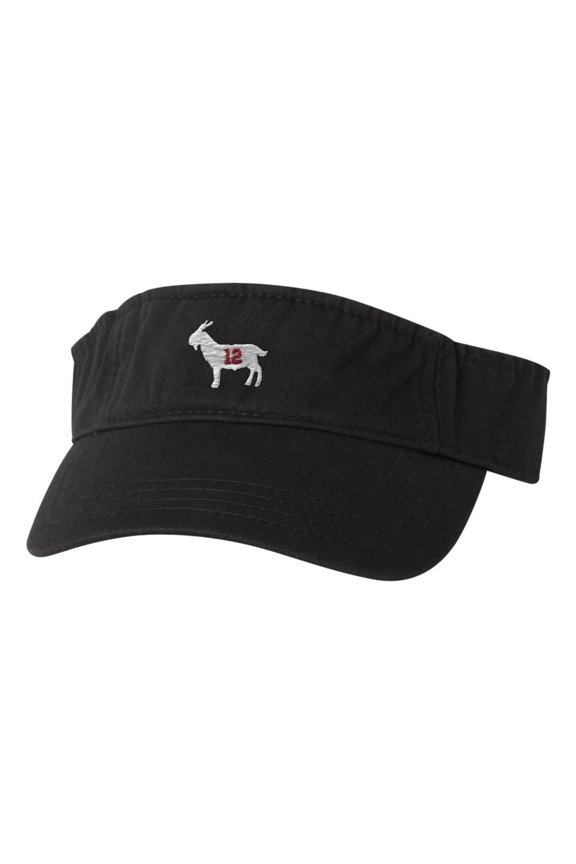 Adult Goat #12 Embroidered Visor Dad Hat
