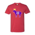 thumbnail image 1 of Adult Goat James G.O.A.T. King Deluxe T-Shirt, 1 of 1