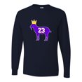 thumbnail image 1 of Adult Goat James G.O.A.T. King Long Sleeve T-Shirt, 1 of 1