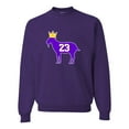thumbnail image 1 of Adult Goat James G.O.A.T. King Sweatshirt Crewneck, 1 of 1