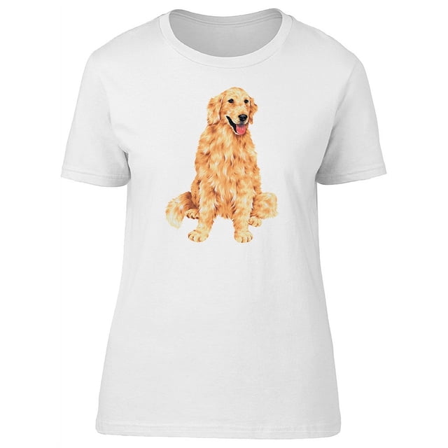 Adult Golden Retriever T-Shirt Women -Image by Shutterstock, Female x ...