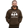 thumbnail image 1 of Adult Gone Squatchin' Gone Squatching Bigfoot Sasquatch Sweatshirt Hoodie, 1 of 1