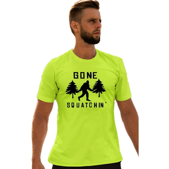 Adult Gone Squatchin' Gone Squatching Bigfoot Sasquatch T-Shirt