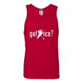 thumbnail image 1 of Adult Got Ice? Hockey Lovers Sleeveless Tank Top Cotton T-Shirt, 1 of 1