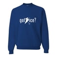 thumbnail image 1 of Adult Got Ice? Hockey Lovers Sweatshirt Crewneck, 1 of 1