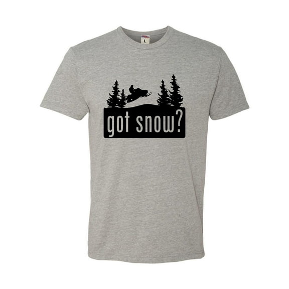 Adult Got Snow Funny Snowmobile Lover Deluxe T-Shirt