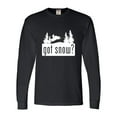 thumbnail image 1 of Adult Got Snow Funny Snowmobile Lover Long Sleeve T-Shirt, 1 of 1
