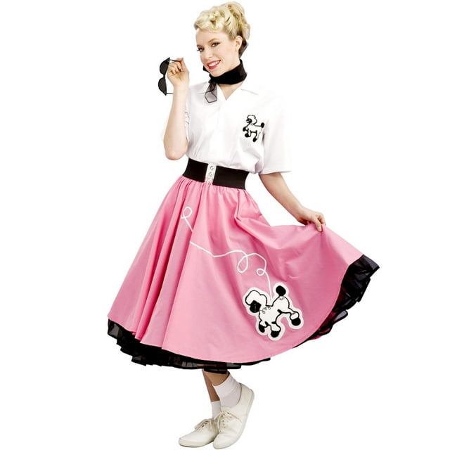 Adult Grand Heritage Black 50's Poodle Skirt - Walmart.com
